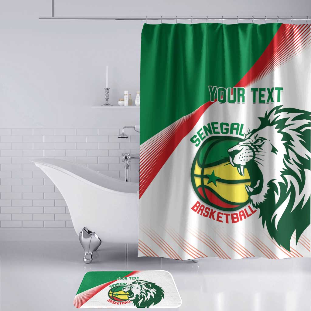Senegal Basketball Custom Bathroom Set Come On Lions