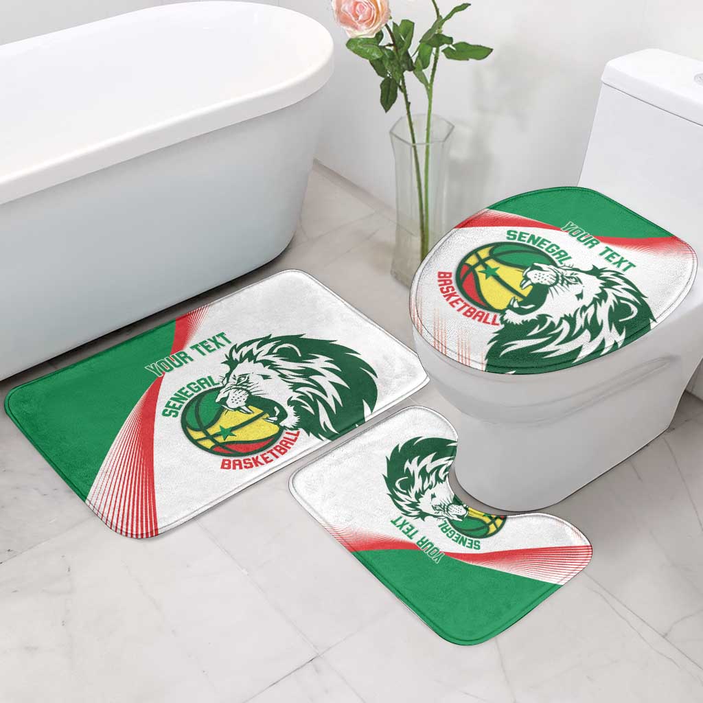 Senegal Basketball Custom Bathroom Set Come On Lions