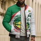 Senegal Basketball Custom Bomber Puffer Jacket Come On Lions