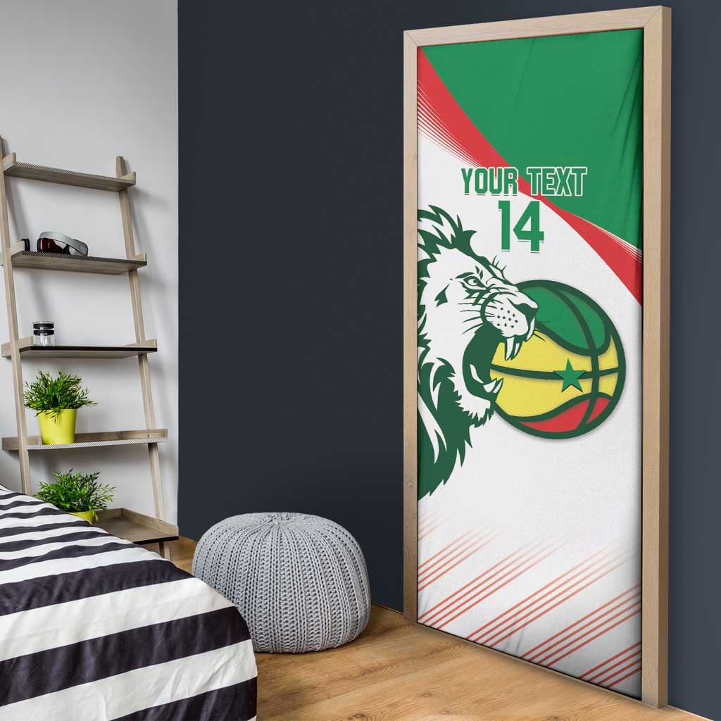 Senegal Basketball Custom Door Cover Come On Lions