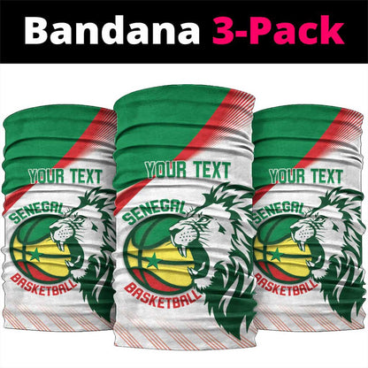 Afro Basketball Custom Senegal Neck Gaiter Come On Lions LT14