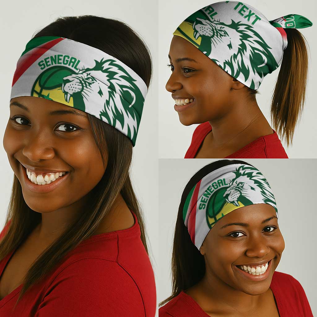 Afro Basketball Custom Senegal Neck Gaiter Come On Lions LT14