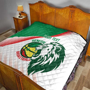 Afro Basketball Custom Senegal Quilt Come On Lions - African Pride