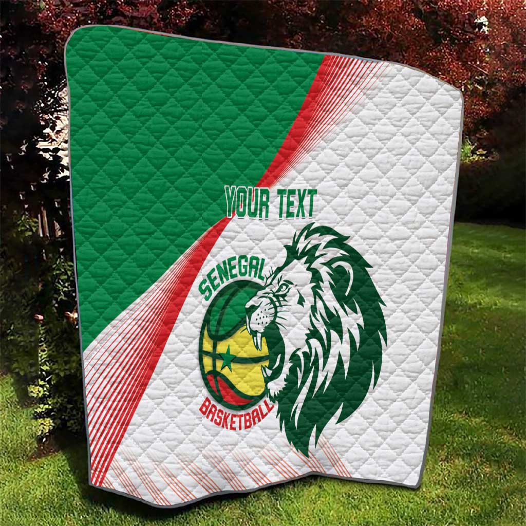 Afro Basketball Custom Senegal Quilt Come On Lions - African Pride