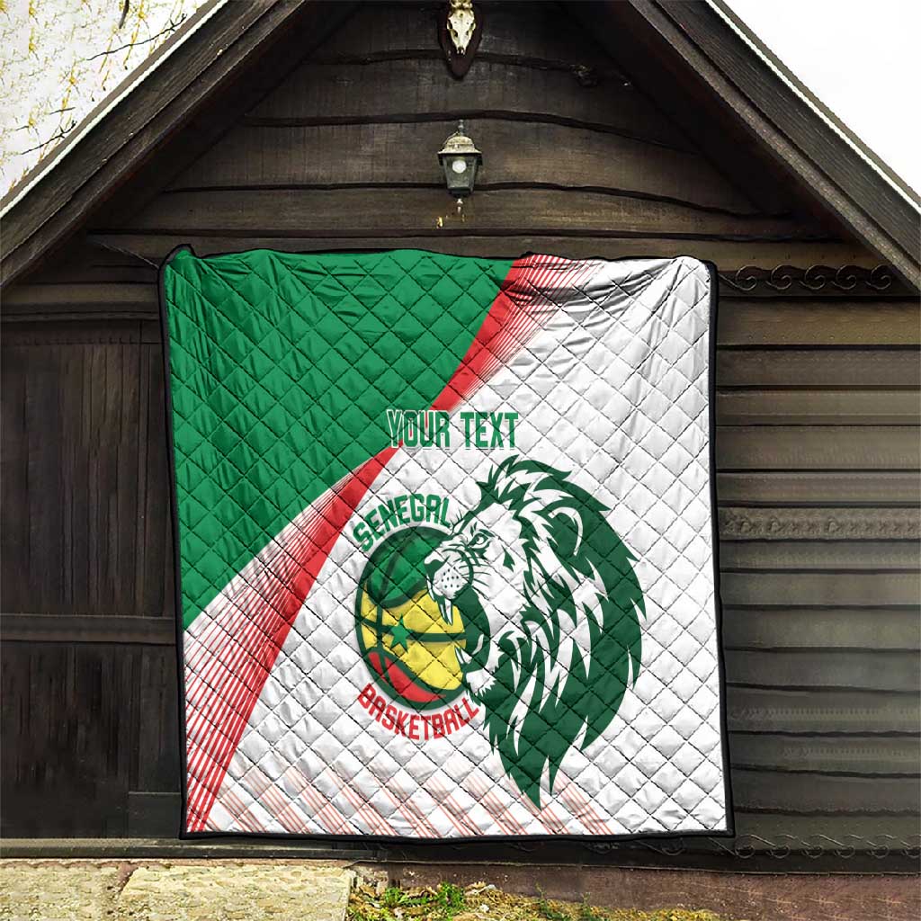 Afro Basketball Custom Senegal Quilt Come On Lions - African Pride