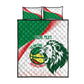 Afro Basketball Custom Senegal Quilt Bed Set Come On Lions - African Pride