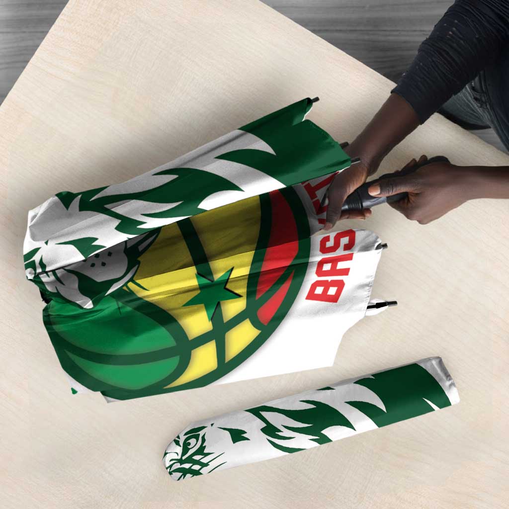 Senegal Basketball Custom Umbrella Come On Lions