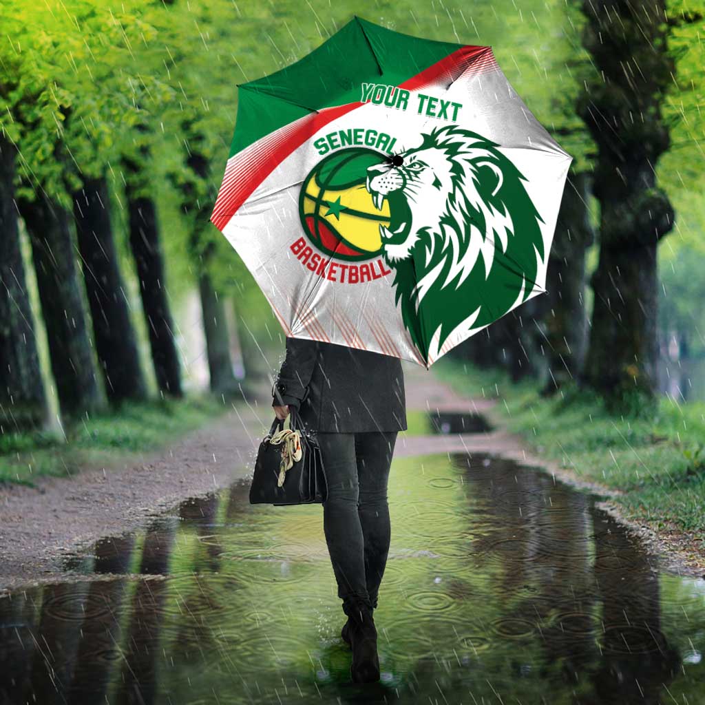Senegal Basketball Custom Umbrella Come On Lions
