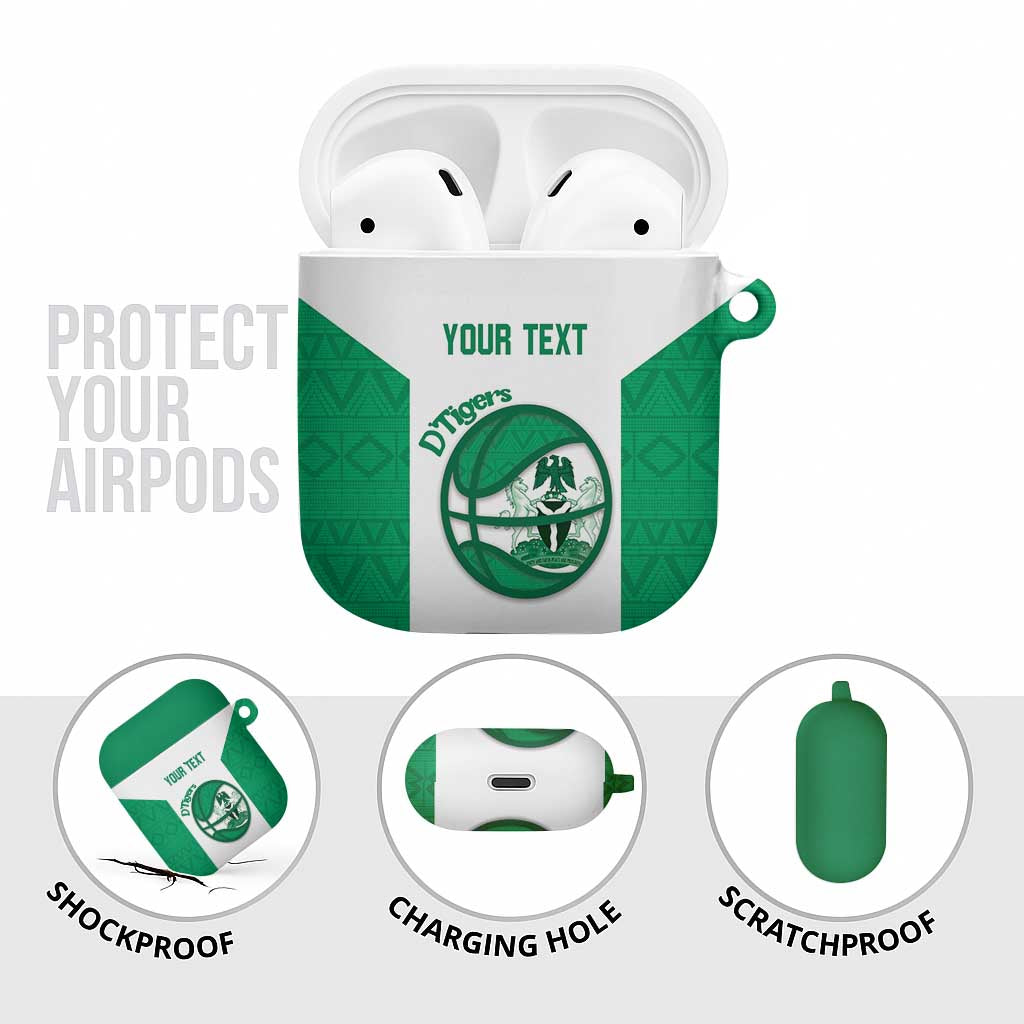 Nigeria Basketball Custom AirPods Case Come On Tigers