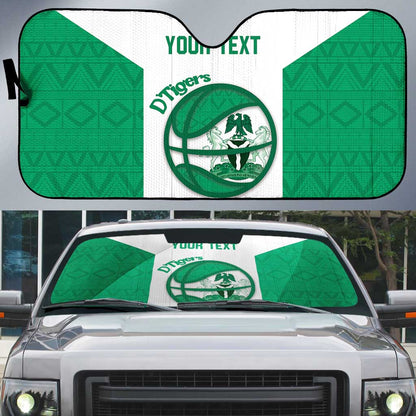 Nigeria Basketball Custom Auto Sun Shade Come On Tigers