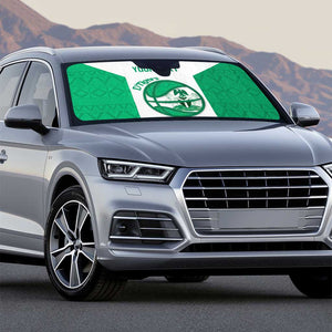 Nigeria Basketball Custom Auto Sun Shade Come On Tigers