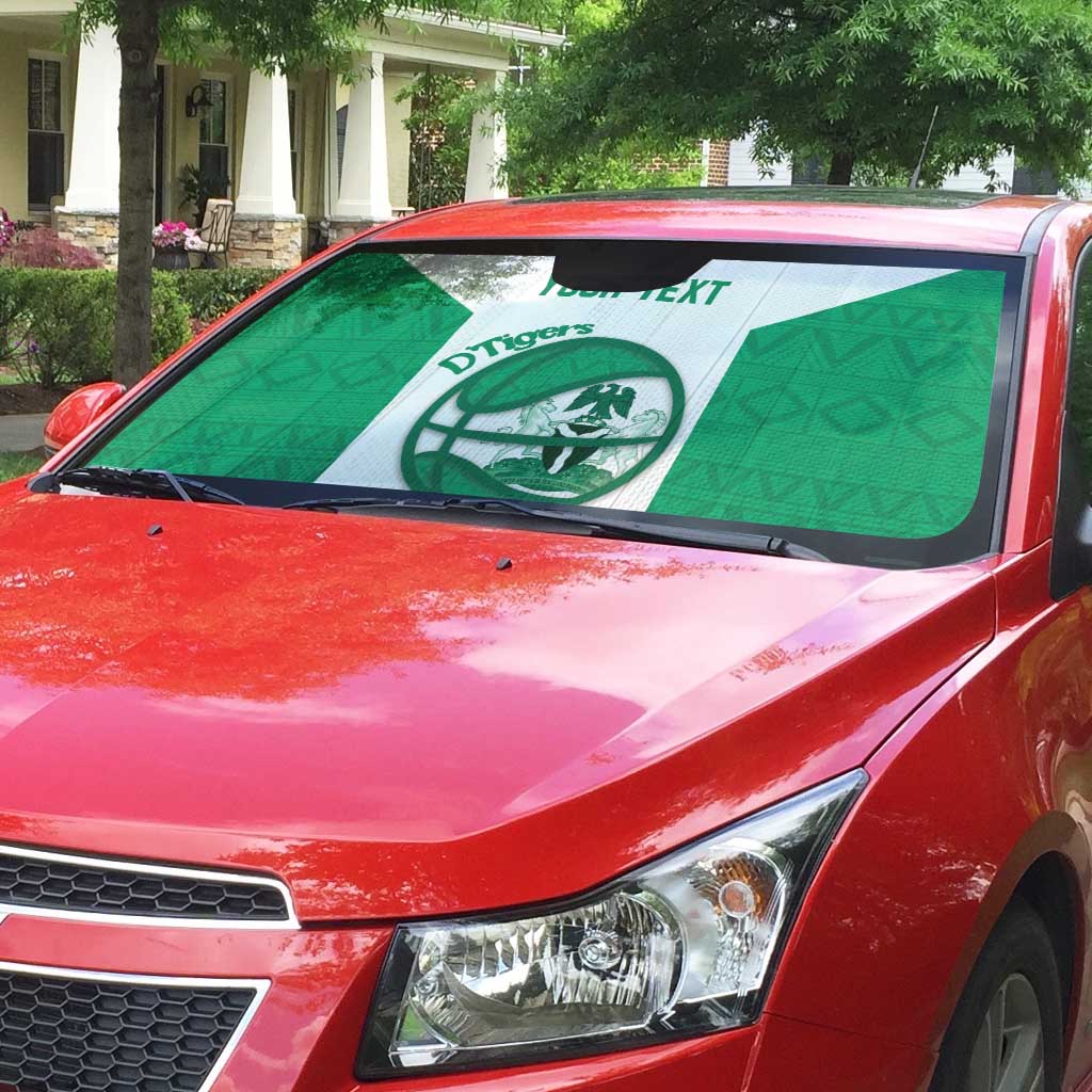 Nigeria Basketball Custom Auto Sun Shade Come On Tigers