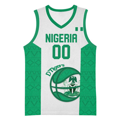 Afro Basketball Custom Nigeria Basketball Jersey Come On Tigers LT14
