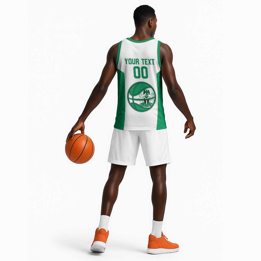 Afro Basketball Custom Nigeria Basketball Jersey Come On Tigers LT14