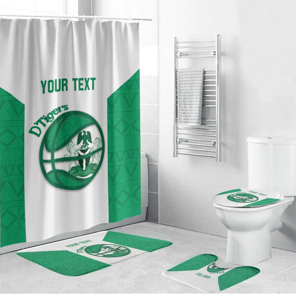 Nigeria Basketball Custom Bathroom Set Come On Tigers