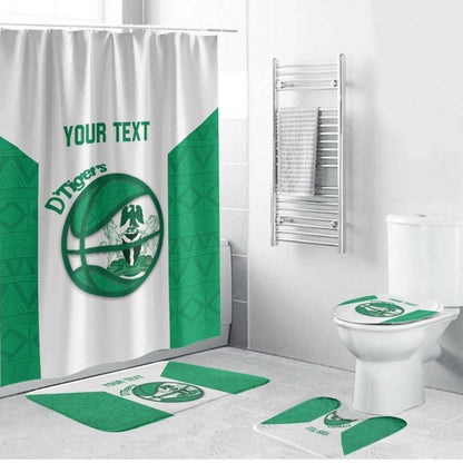 Nigeria Basketball Custom Bathroom Set Come On Tigers