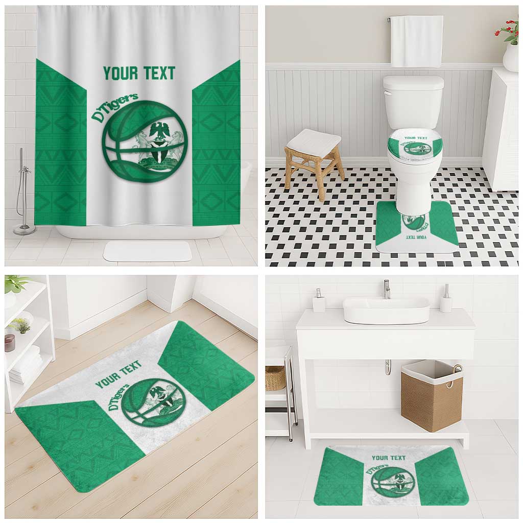 Nigeria Basketball Custom Bathroom Set Come On Tigers