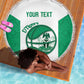 Afro Basketball Custom Nigeria Beach Blanket Come On Tigers - African Pride