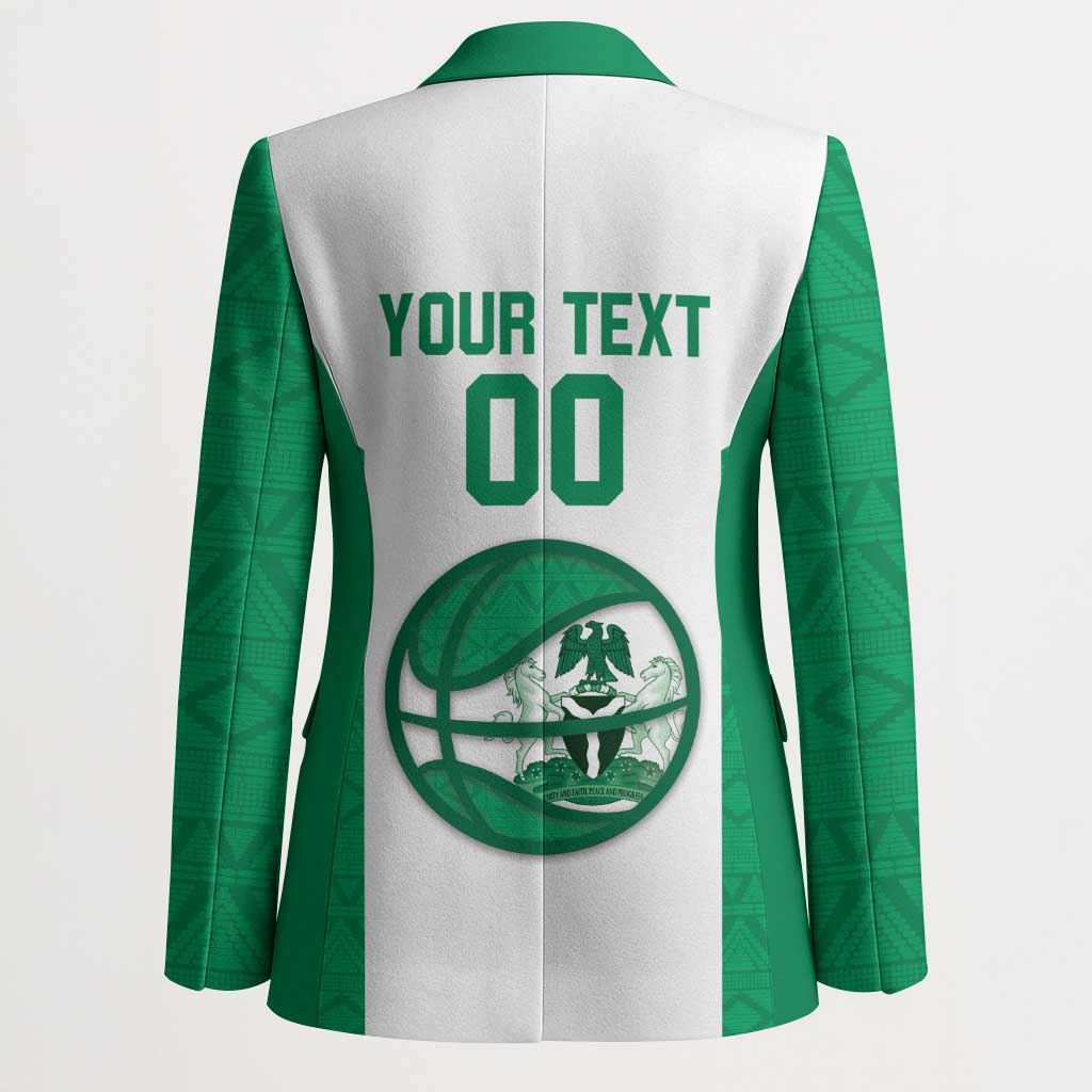 Nigeria Basketball Custom Blazer Come On Tigers
