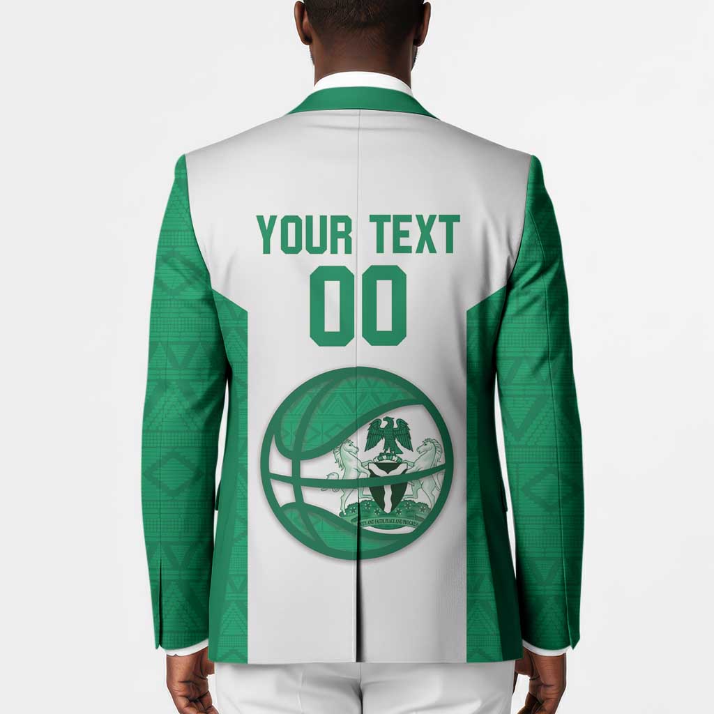 Nigeria Basketball Custom Blazer Come On Tigers