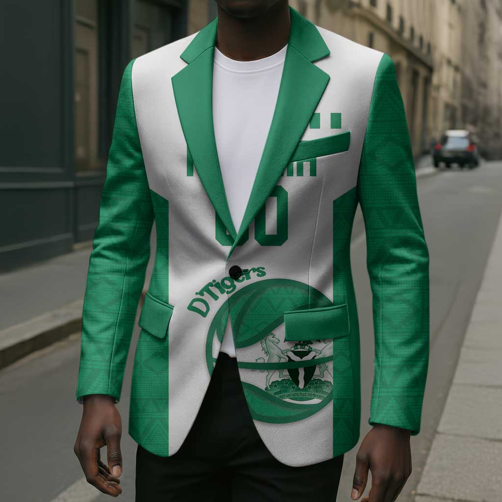 Nigeria Basketball Custom Blazer Come On Tigers