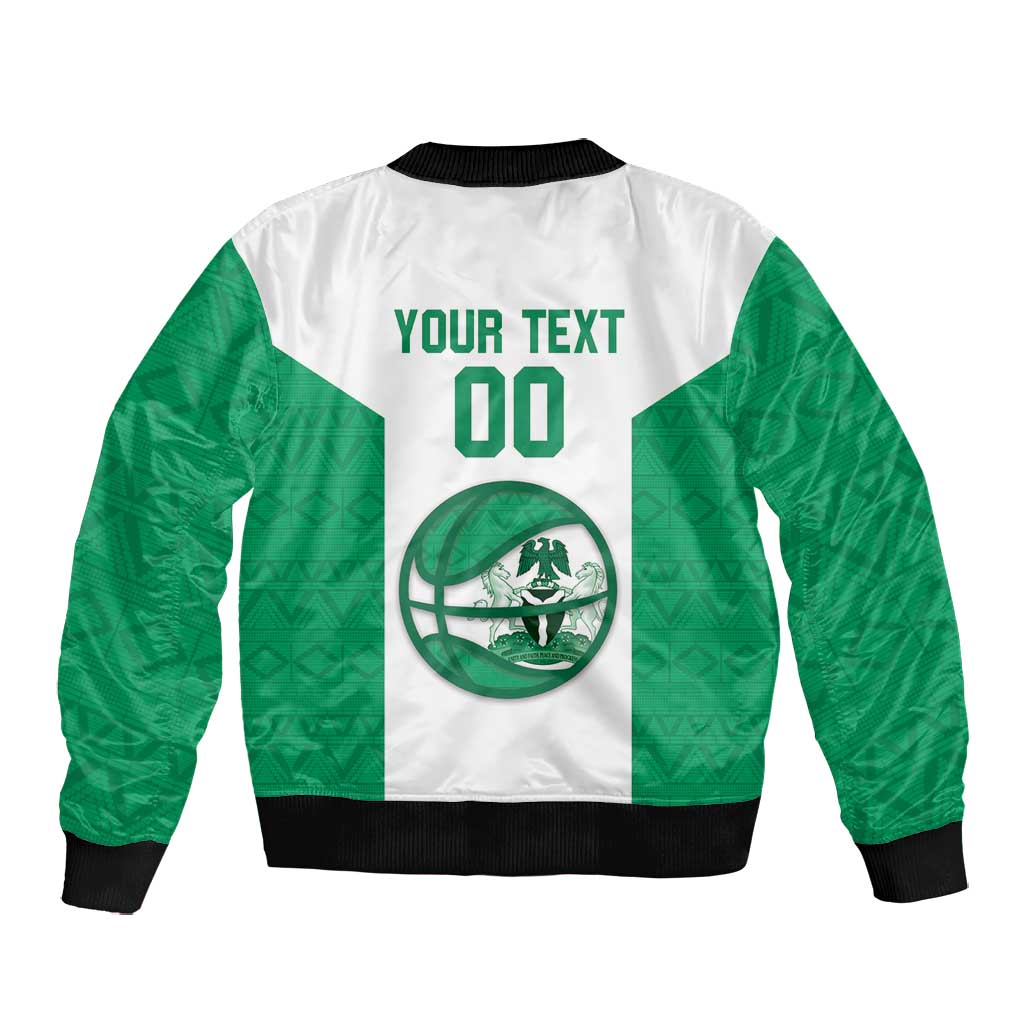 Afro Basketball Custom Nigeria Bomber Jacket Come On Tigers - African Pride