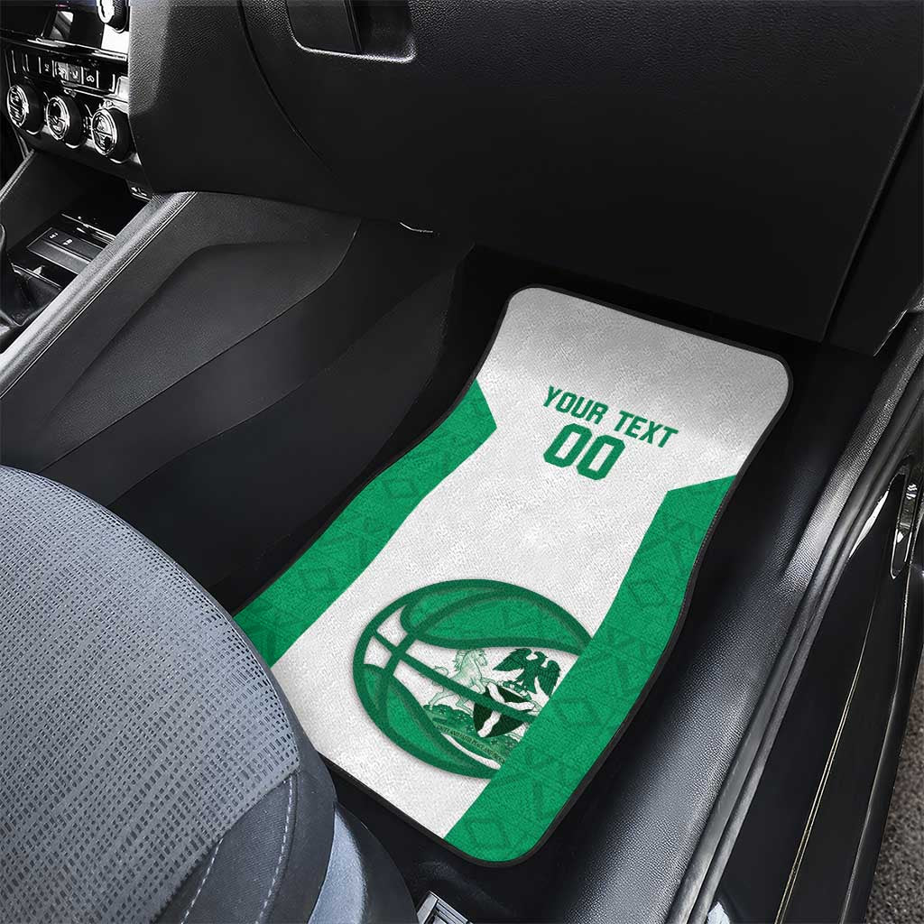 Afro Basketball Custom Nigeria Car Mats Come On Tigers - African Pride