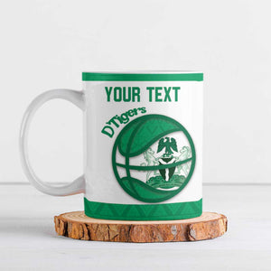 Nigeria Basketball Custom Ceramic Mug Come On Tigers