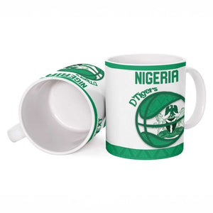 Nigeria Basketball Custom Ceramic Mug Come On Tigers