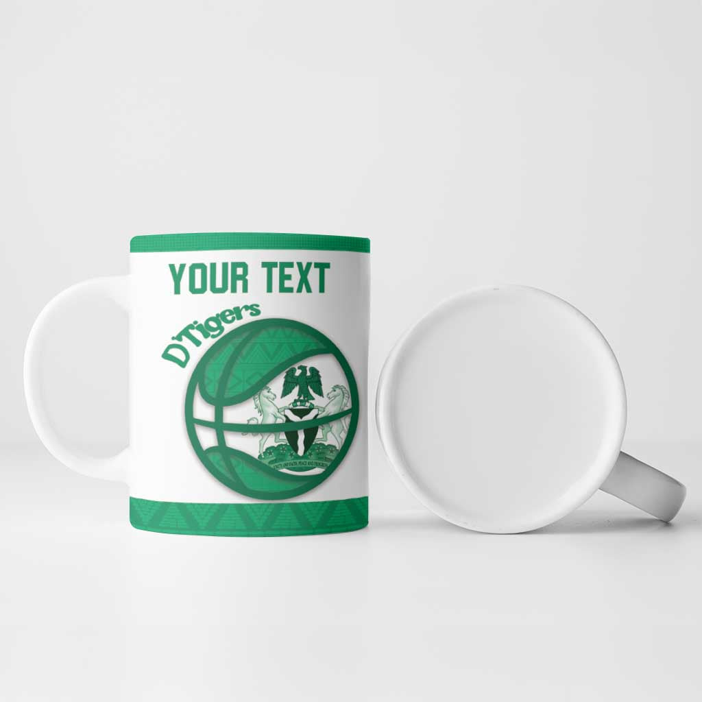 Nigeria Basketball Custom Ceramic Mug Come On Tigers