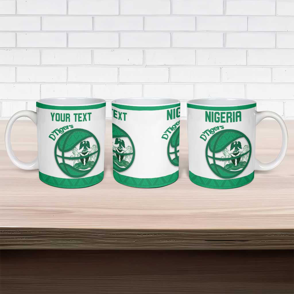 Nigeria Basketball Custom Ceramic Mug Come On Tigers