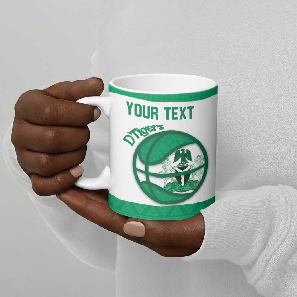 Nigeria Basketball Custom Ceramic Mug Come On Tigers