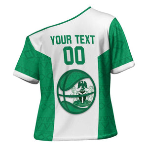 Nigeria Basketball Custom Cross Shoulder Shirt Come On Tigers