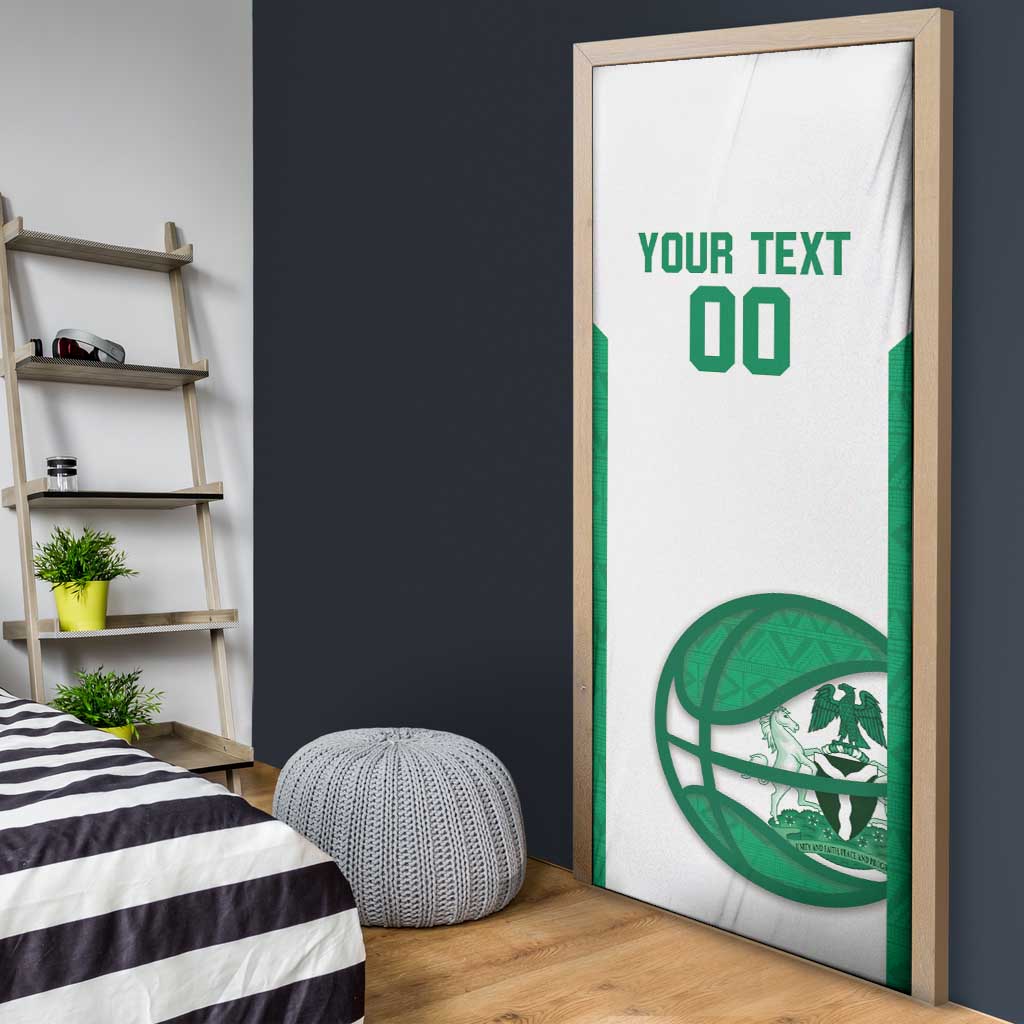Nigeria Basketball Custom Door Cover Come On Tigers
