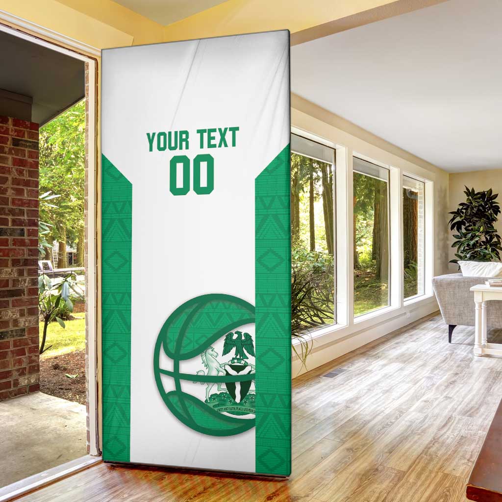 Nigeria Basketball Custom Door Cover Come On Tigers