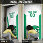 Nigeria Basketball Custom Door Cover Come On Tigers