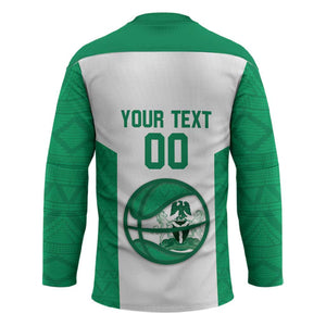 Nigeria Basketball Custom Hockey Jersey Come On Tigers