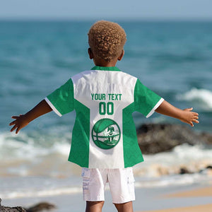 Afro Basketball Custom Nigeria Kid Hawaiian Shirt Come On Tigers - African Pride