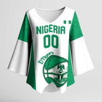 Nigeria Basketball Custom Kimono Sleeve Blouse Come On Tigers
