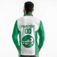 Afro Basketball Custom Nigeria Long Sleeve Polo Shirt Come On Tigers - African Pride