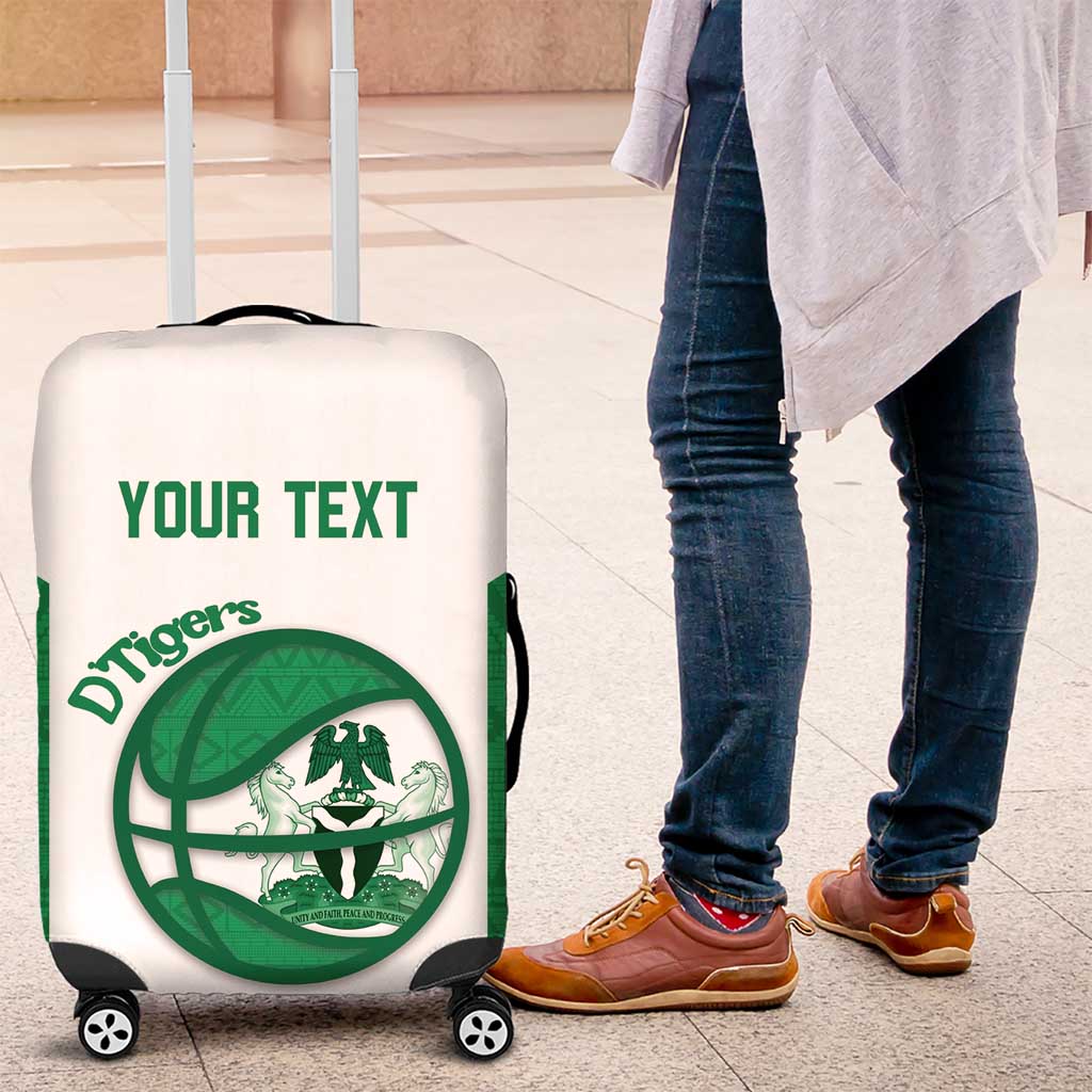 Afro Basketball Custom Nigeria Luggage Cover Come On Tigers - African Pride