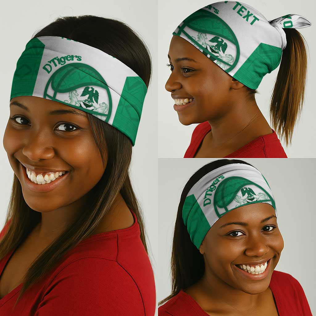 Afro Basketball Custom Nigeria Neck Gaiter Come On Tigers LT14