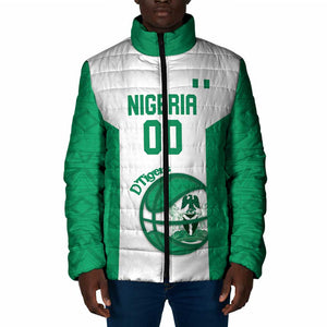 Nigeria Basketball Custom Padded Jacket Come On Tigers