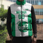 Nigeria Basketball Custom Sleeveless Puffer Jacket Come On Tigers