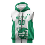 Afro Basketball Custom Nigeria Sleeveless Zip Hoodie Come On Tigers - African Pride