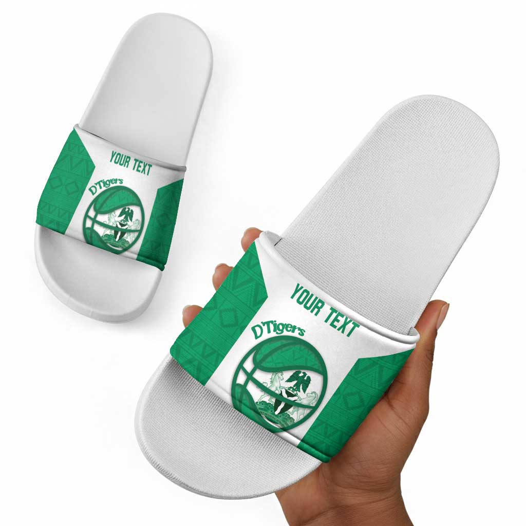 Nigeria Basketball Custom Slide Sandals Come On Tigers