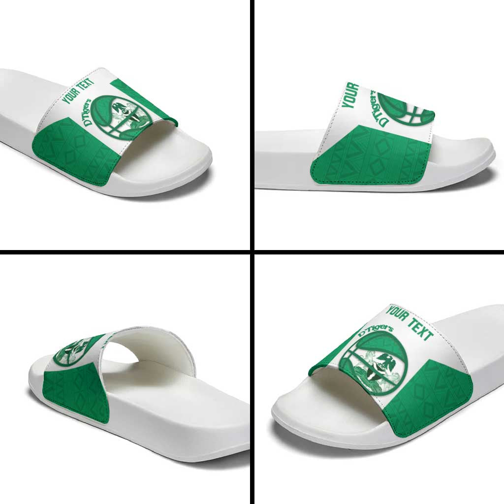 Nigeria Basketball Custom Slide Sandals Come On Tigers