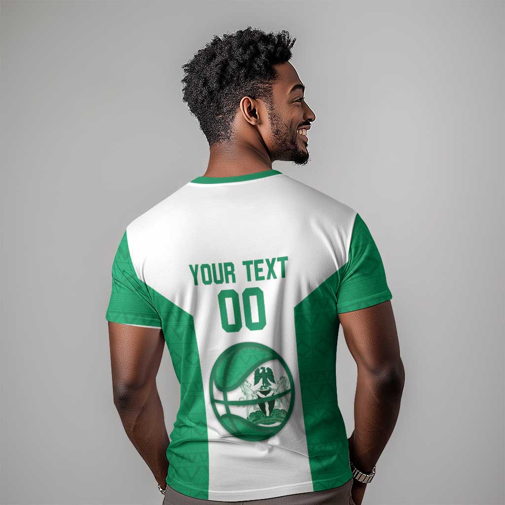Afro Basketball Custom Nigeria T shirt Come On Tigers - African Pride