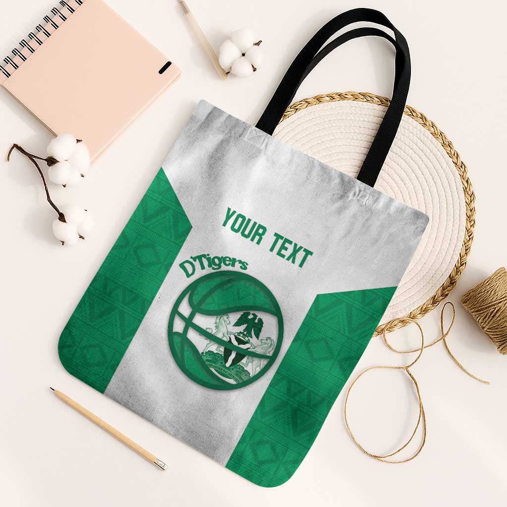 Nigeria Basketball Custom Tote Bag Come On Tigers