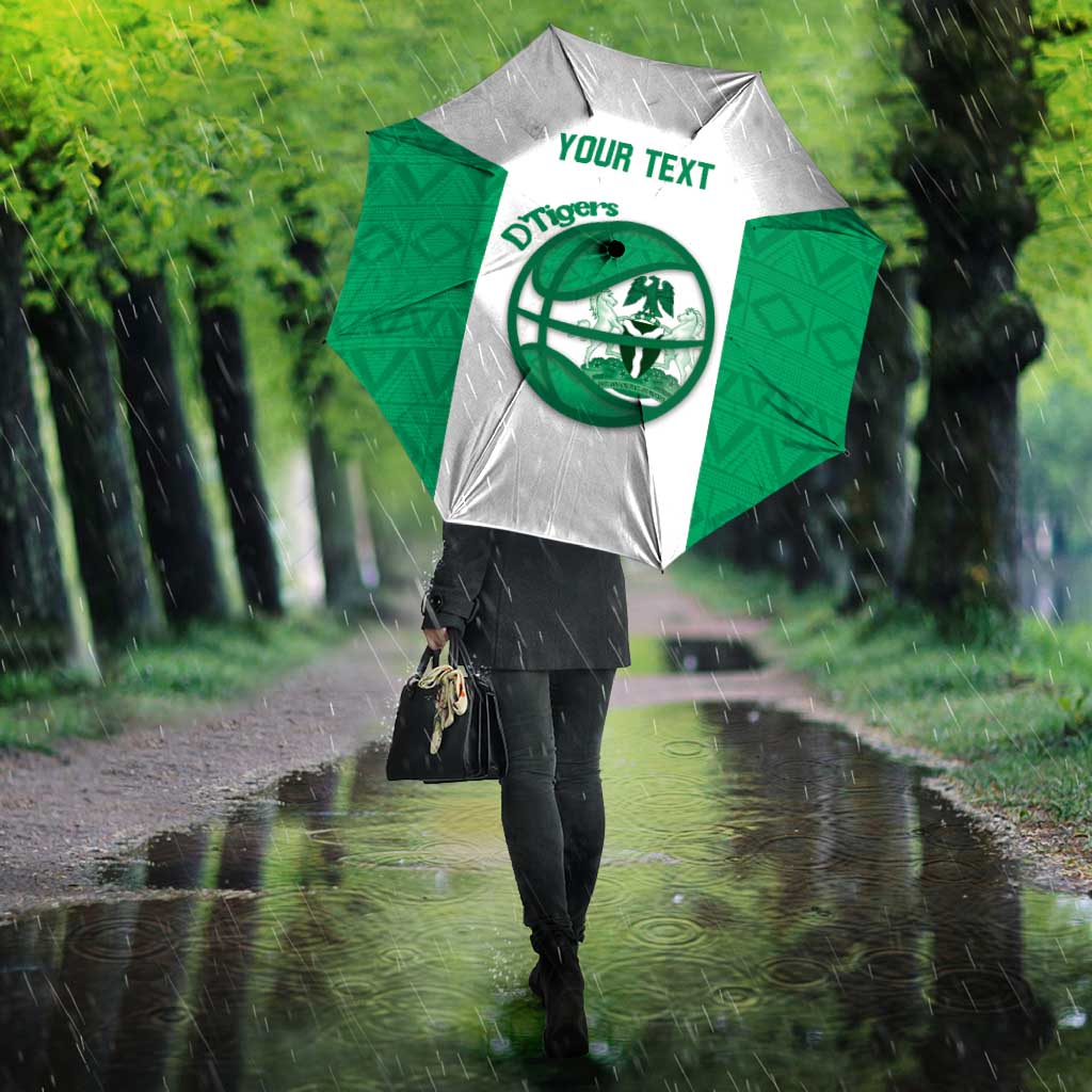 Nigeria Basketball Custom Umbrella Come On Tigers